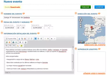イベントエディター