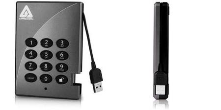 Discos duros externos con código pin de seguridad