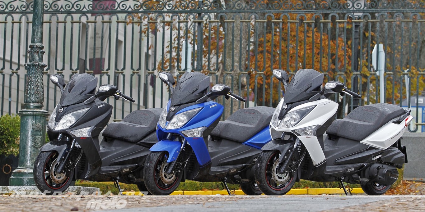 Presentación SYM Joymax 300i Sport, ABS y Start & Stop en un Scooter
