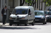 A dos metros sobre tierra: cazado un furgón de una funeraria que circulaba a 187 km/h por la autovía