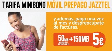 Jazztel sigue dando guerra en prepago, ahora con bonos de voz y datos con pocos megas