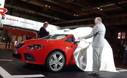 Presentación del Seat León FR en el salón de Madrid