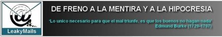 LeakyMails presume de tener documentos con los que arruinar de un solo golpe a toda la clase política