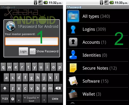 1Password para Android