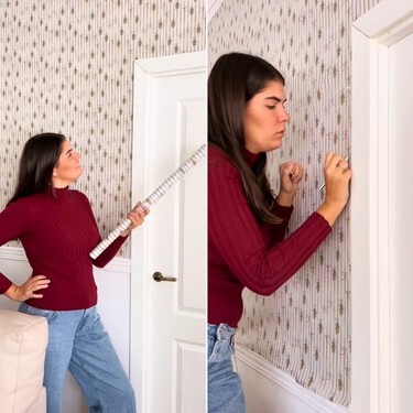 El truco low-cost que convierte una pared sosa en protagonista absoluta de la Navidad (o cualquier evento)