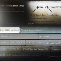 Si tienes una tele o un Galaxy y eres fan de Metallica, estás de suerte: llegan nuevos canales musicales gratis a Samsung TV Plus 