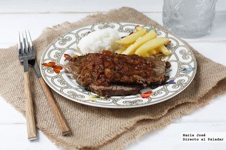 Receta de carne estofada con hortalizas