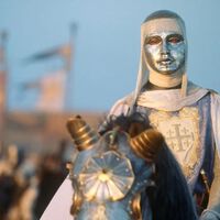 Detrás del rey enmascarado en 'El Reino de los Cielos' había una superestrella. Y ni siquiera apareció en los créditos