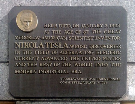 La habitación Tesla en Nueva York
