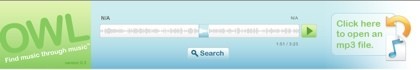 OWL Music Search, encontrando temas musicales similares al que le indicamos