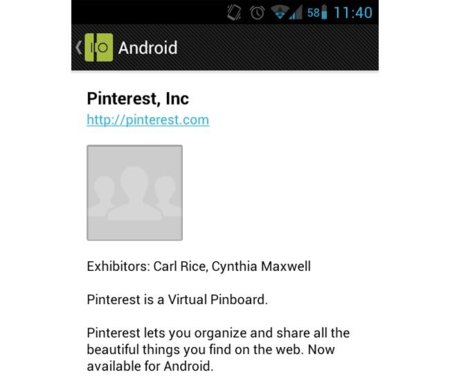 ¿Pinterest para Android proximamente disponible?