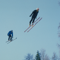 La carrera más salvaje en las pistas olímpicas de Cortina fue en 1981. Un hombre se lanzó esquivando balas y asesinos en motocicleta