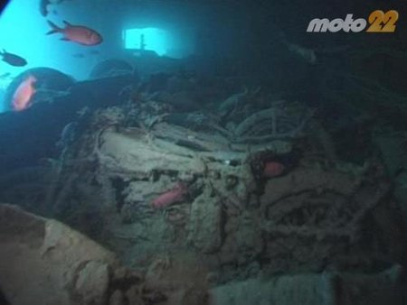 Las motos hundidas del SS Thistlegorm