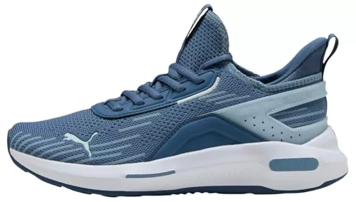 Puma Softride Enzo 5 Hype - Tenis Unisex para Correr, Dark Indigo Cool Blue Fizzy Light, 42 EU
