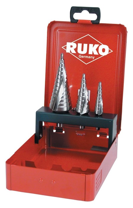 Juego de tres brocas escalonadas Ruko por 70,21 euros en Amazon con envío gratis