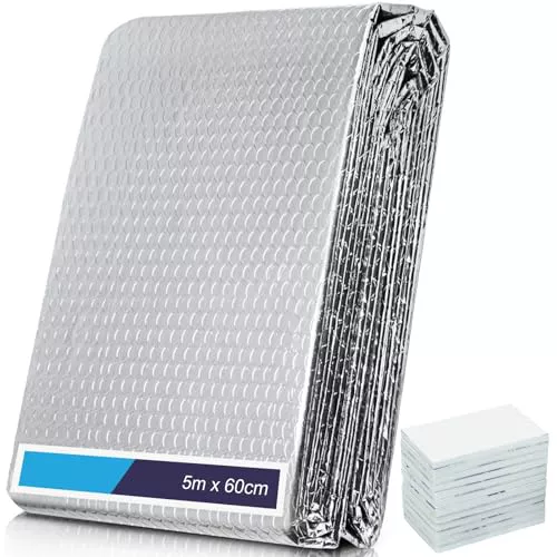 Lámina reflectora de radiador para el hogar 5 m x 60 cm