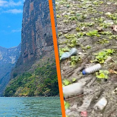 La otra cara del Cañón del Sumidero: turistas denuncian acumulación de basura en esta joya natural de Chiapas