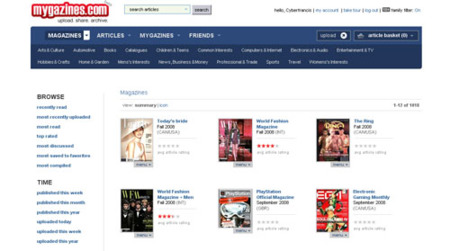 Mygazines, red social de revistas