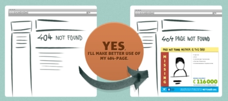Notfound, proyecto que promueve un mejor uso de las páginas 404 mostrando información sobre niños desaparecidos