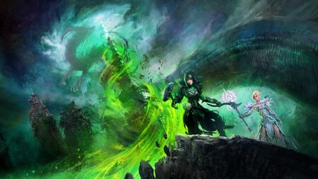 Imagen key art de Guild Wars 2: End of Dragons (Arena Net)