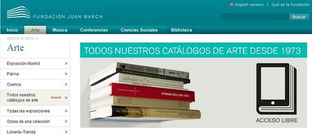 Acceso libre y gratuito a los catálogos de arte de la Fundación Juan March
