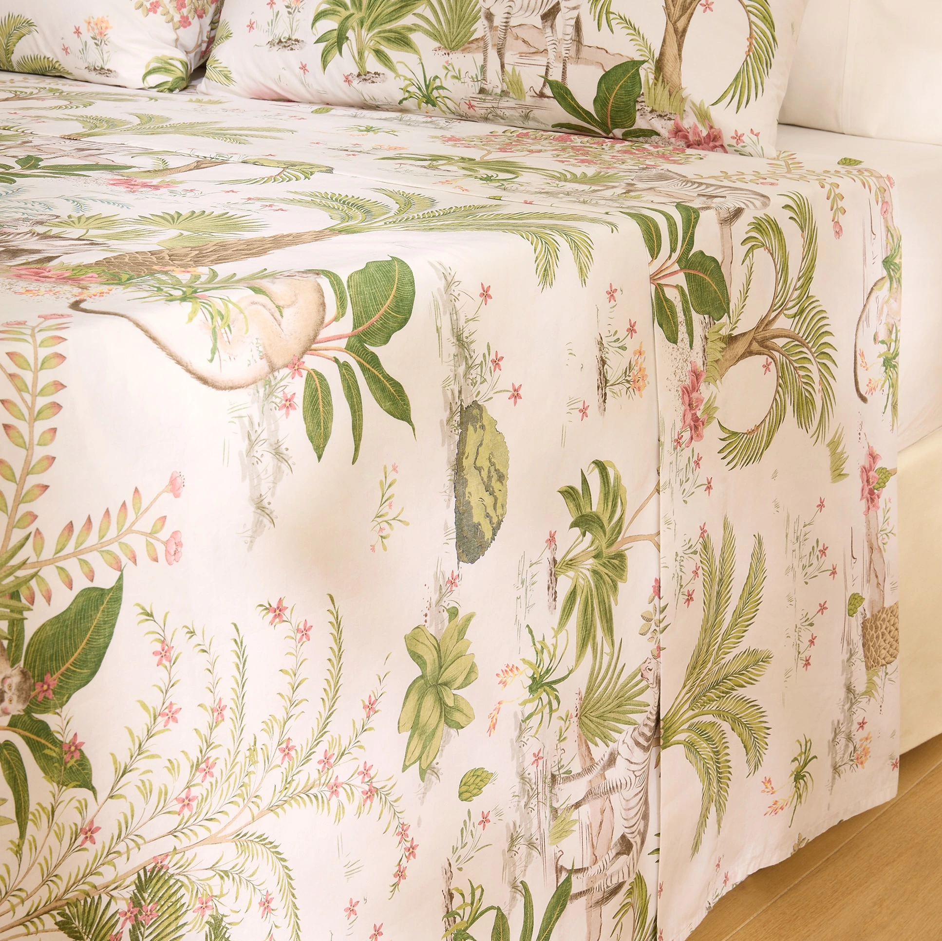 Juego de sábanas algodón Masai Multicolor Cama 90 cm