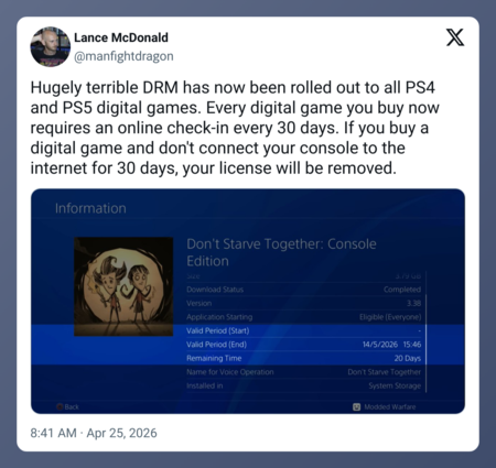 Polémica con PlayStation: Un supuesto DRM indica que la licencia de juegos digitales podrían caducar, pero todo apunta a que se trata de un error