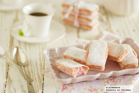 Biscuits roses de Reims. Receta