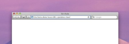 Cómo combinar la barra de direcciones y de búsquedas en Safari 5 (por fin)