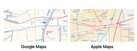 Google マップと Apple マップの比較