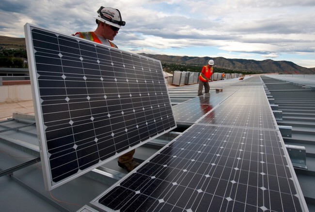 Solar Panels Installation Workers Array Power Sun Electricity Energy 1028805