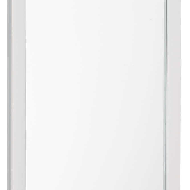 Espejo enmarcado rectangular puerta blanco inspire 120 x 30 cm