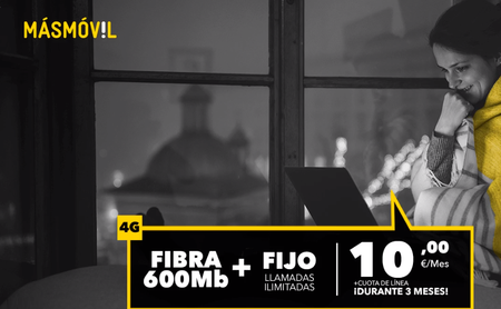 MásMóvil elimina la permanencia en su servicio de sólo fibra