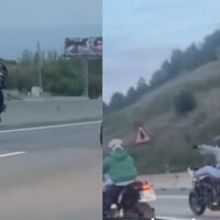 Dos motoristas se graban haciendo el canelo y vacilando en una autopista... Hasta que los Mossos les cortan el rollo. Y posible cárcel 