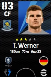 Los 10 jugadores más rápidos de eFootball 2022 T. Werner