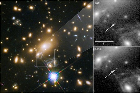 El Hubble nos muestra la estrella más lejana que hemos descubierto: Icarus