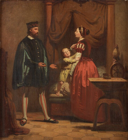 Karin Mansdotter Y Erik XIV con su hijo