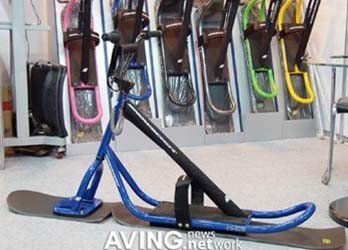 “Snowscoot”: un scooter para la nieve