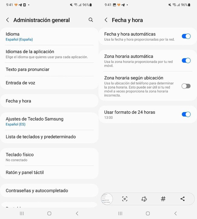 como cambiar la hora de mi celular iphone