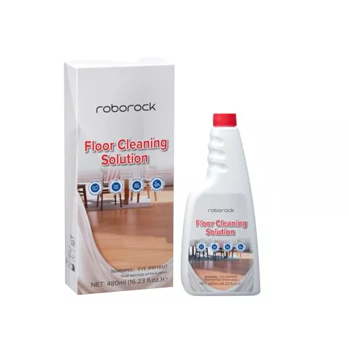 roborock Original Agente Limpiador de Pisos, para Todos Robot Aspirador, Aspiradora inalámbrica en seco y húmedo, Sin Formación de Espuma Ni Rayas, Concentrarse, 480ml, Dilución 1:200