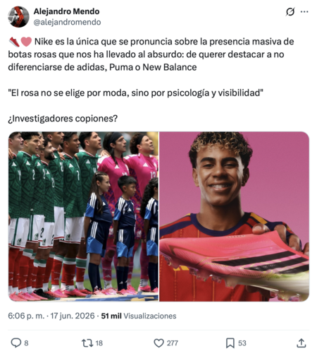 Botas rosas futbol