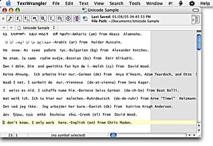 TextWrangler 2: Editor de texto multiuso