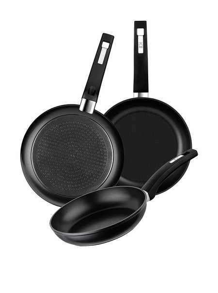 Set de 3 sartenes de aluminio forjado con antiadherente Bra de 18, 22 y 16 cm por sólo 25,99 euros en Amazon