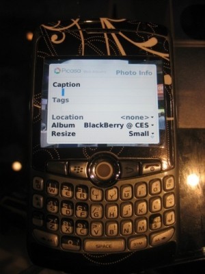 Google prepara Picasa para Blackberry