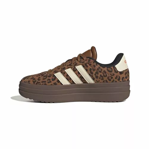 adidas Mujer VL Court Bold Shoes, Dusky Bronze/Cream White/Gum5, 38 EU