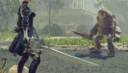 NieR: Automata: 2B recibe la espada del héroe de Final Fantasy XV y la estrena en un nuevo tráiler