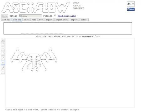 Asciiflow, diagramas de flujo en Ascii para compartir