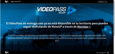 Dorna retira el Videopass en España.... otra vez