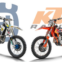 Porno para crosseros: KTM 450 SX-F Factory Edition y Husqvarna FC 450 Rockstar Edition 