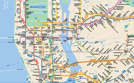 Este mapa interactivo te muestra la historia del plano del Metro de Nueva York como nunca antes la habías visto